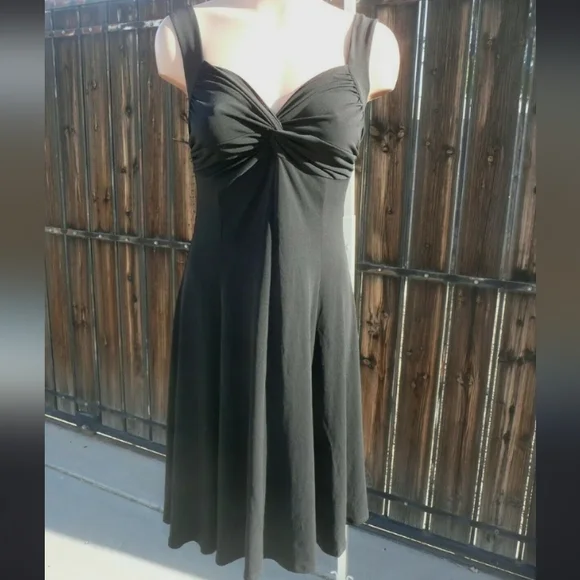 Moda International Dresses | Moda International- Sweetheart Neck Stretch Fit & Flare Dress (Black)-Xs | Color: Black | Size: Xs | Mariewallace224's